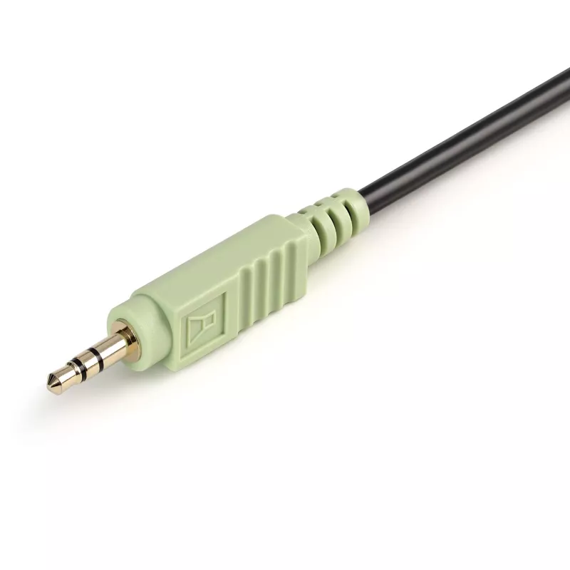 StarTech.com cable KVM USB DVI 4 en 1 de 1,8 m con audio y micrófono