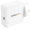 StarTech.com cargador de pared USB-C - cargador para portátil USB-C 60 W PD - cable de 6 pies/2 m - fuente de alimentación Type-C universal compacta - Dell XPS/Lenovo X1 Carbon/HP EliteBook/MacBook - certificado USB-IF/CE