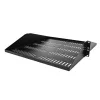 StarTech.com bandeja para rack de servidor 2U, montaje central, bandeja en voladizo ventilada universal para rack de 19