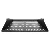 StarTech.com bandeja para rack de servidor 2U, montaje central, bandeja en voladizo ventilada universal para rack de 19