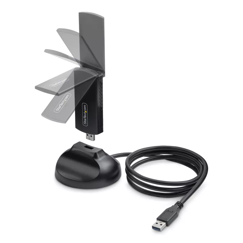 StarTech.com AX54005A-USB-WIFI-6E tarjeta de red WLAN 2402 Mbit/s