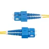 StarTech.com cable de fibra óptica monomodo OS2 dúplex SC a SC (UPC) de 10m (32.8ft), 9/125µm, 40G/100G Zipcord, insensible a curvaturas, baja atenuación de inserción – cable jumper de fibra óptica LSZH