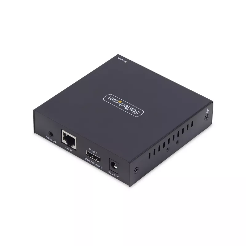 StarTech.com receptor HDMI sobre red IP para la serie de productos IH2006, 4K 60Hz, sin controladores, AVoIP, incl. kit de montaje, solo receptor