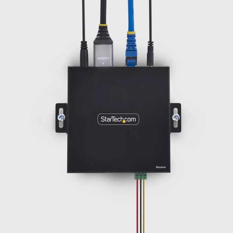 StarTech.com receptor HDMI sobre red IP para la serie de productos IH2006, 4K 60Hz, sin controladores, AVoIP, incl. kit de montaje, solo receptor