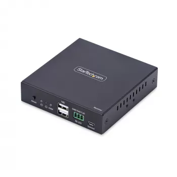 StarTech.com receptor KVM HDMI sobre red IP para la serie de productos IH2006, 4K 60Hz, sin controladores, AVoIP, incluye kit de montaje, solo receptor