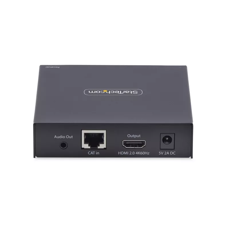 StarTech.com receptor KVM HDMI sobre red IP para la serie de productos IH2006, 4K 60Hz, sin controladores, AVoIP, incluye kit de montaje, solo receptor