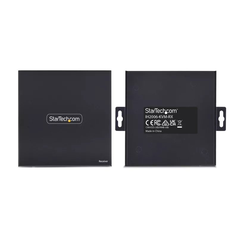 StarTech.com receptor KVM HDMI sobre red IP para la serie de productos IH2006, 4K 60Hz, sin controladores, AVoIP, incluye kit de montaje, solo receptor