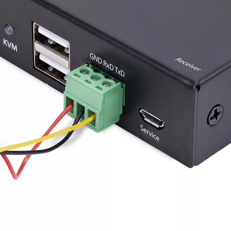 StarTech.com receptor KVM HDMI sobre red IP para la serie de productos IH2006, 4K 60Hz, sin controladores, AVoIP, incluye kit de montaje, solo receptor
