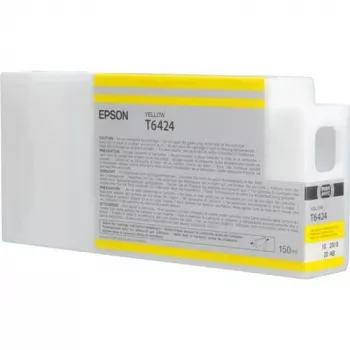 Epson T6424 cartucho de tinta amarillo (150ml), amarillo, tinta pigmentada, 150 ml, 1 ud.