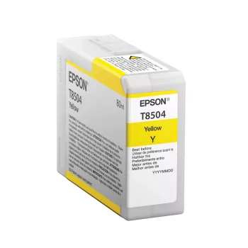 Epson pack individual amarillo T850400, amarillo, tinta pigmentada, 80 ml, 1 ud.