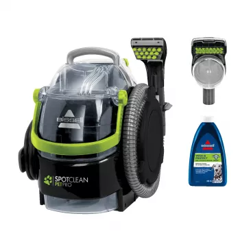 Bissell SpotClean Pet Pro limpiador de alfombras aparato de mano limpieza profunda negro, verde