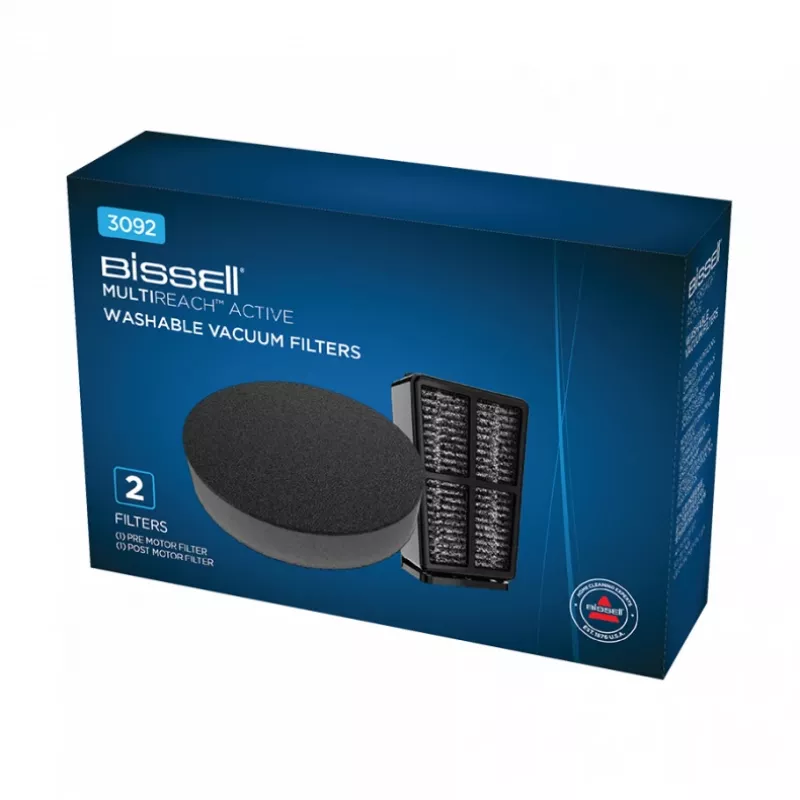 Bissell Multireach Active filtros lavables para aspirador, filtro, aspirador de mano, negro, Bissell, MultiReach Active 21V, 110 mm