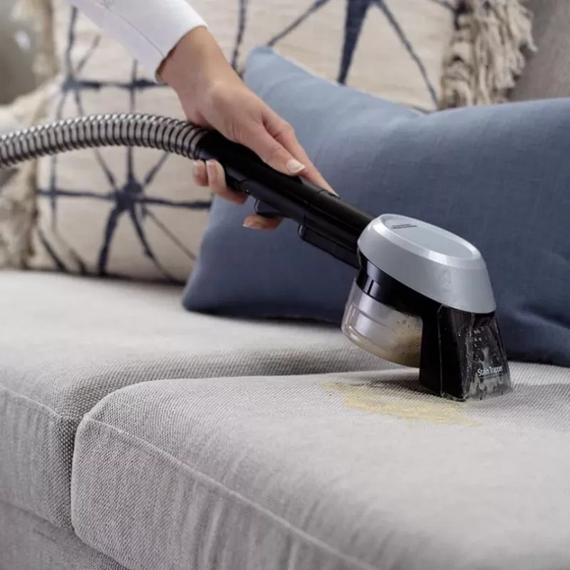 Bissell SpotClean Pet Plus limpiador de alfombras en húmedo y seco negro, transparente