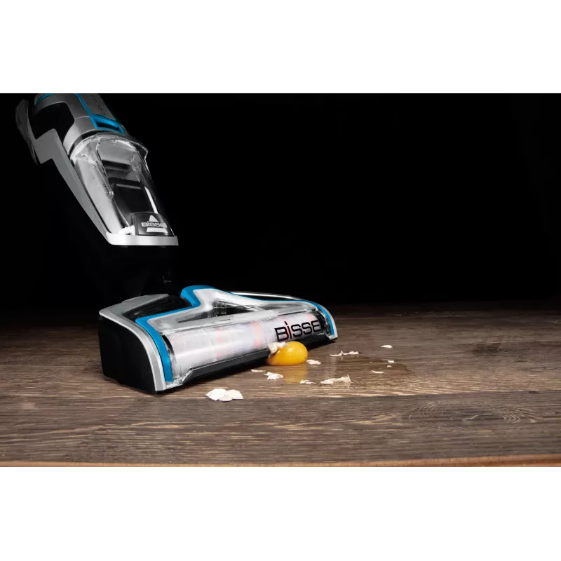 Bissell 2582Q aspirador de escoba/aspirador eléctrico con unidad de pie batería en húmedo y seco sin bolsa 250 W negro, azul, plata