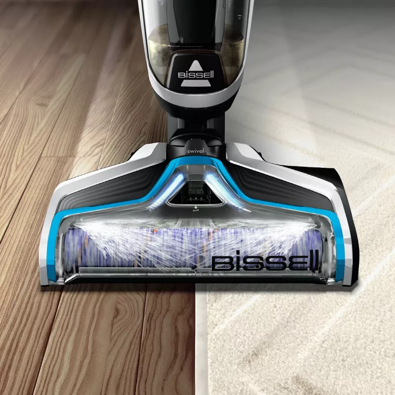 Bissell 2582Q aspirador de escoba/aspirador eléctrico con unidad de pie batería en húmedo y seco sin bolsa 250 W negro, azul, plata