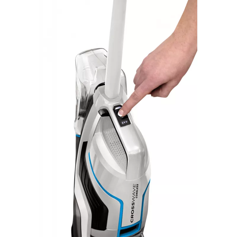 Bissell 2582Q aspirador de escoba/aspirador eléctrico con unidad de pie batería en húmedo y seco sin bolsa 250 W negro, azul, plata