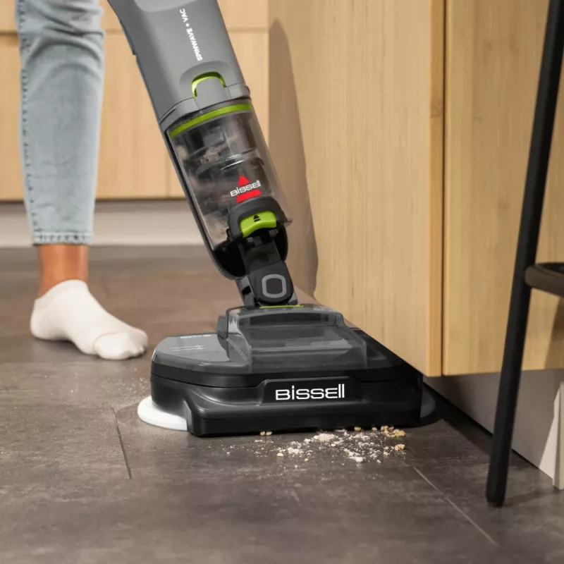 Bissell SpinWave + Vac Pet Pro aspirador de escoba batería en húmedo y seco ciclónico bolsa 0,4 l negro, gris