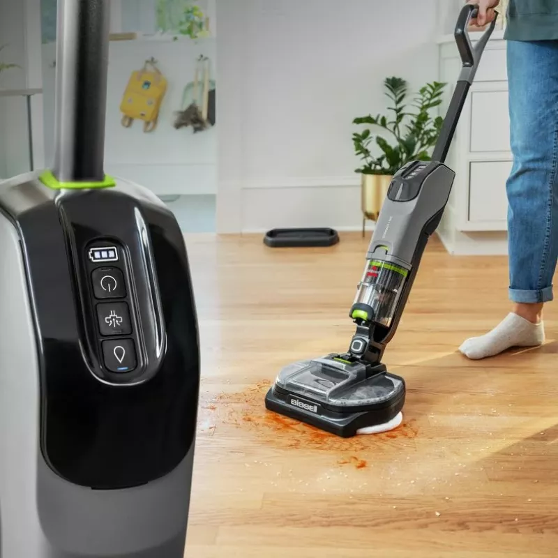 Bissell SpinWave + Vac Pet Pro aspirador de escoba batería en húmedo y seco ciclónico bolsa 0,4 l negro, gris