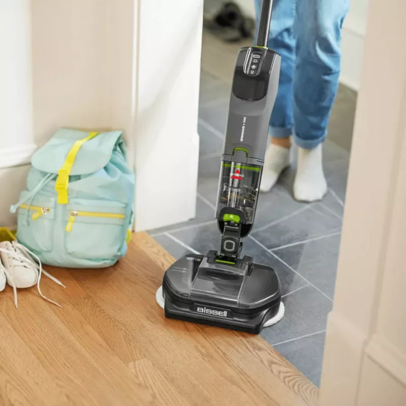 Bissell SpinWave + Vac Pet Pro aspirador de escoba batería en húmedo y seco ciclónico bolsa 0,4 l negro, gris