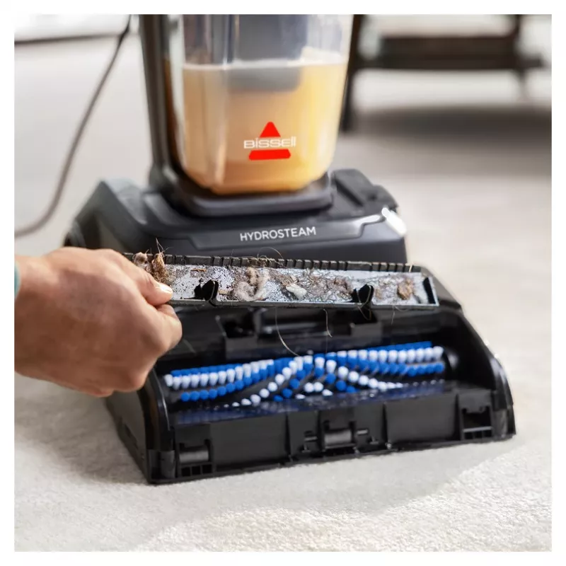 Bissell PowerWash HydroSteam limpiador de alfombras de arrastre limpieza profunda negro, azul, titanio