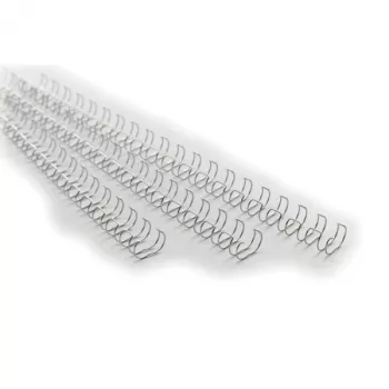 GBC espirales de encuadernar MultiBind 6 mm, plata, 130 hojas, A4, 172 mm, 81 mm, 100 uds.