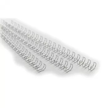 GBC espiral de encuadernar MultiBind 12 mm, plata, 130 hojas, A4, 281 mm, 124 mm, 100 unidades