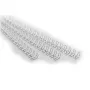 GBC espiral de encuadernar MultiBind 12 mm, plata, 130 hojas, A4, 281 mm, 124 mm, 100 unidades