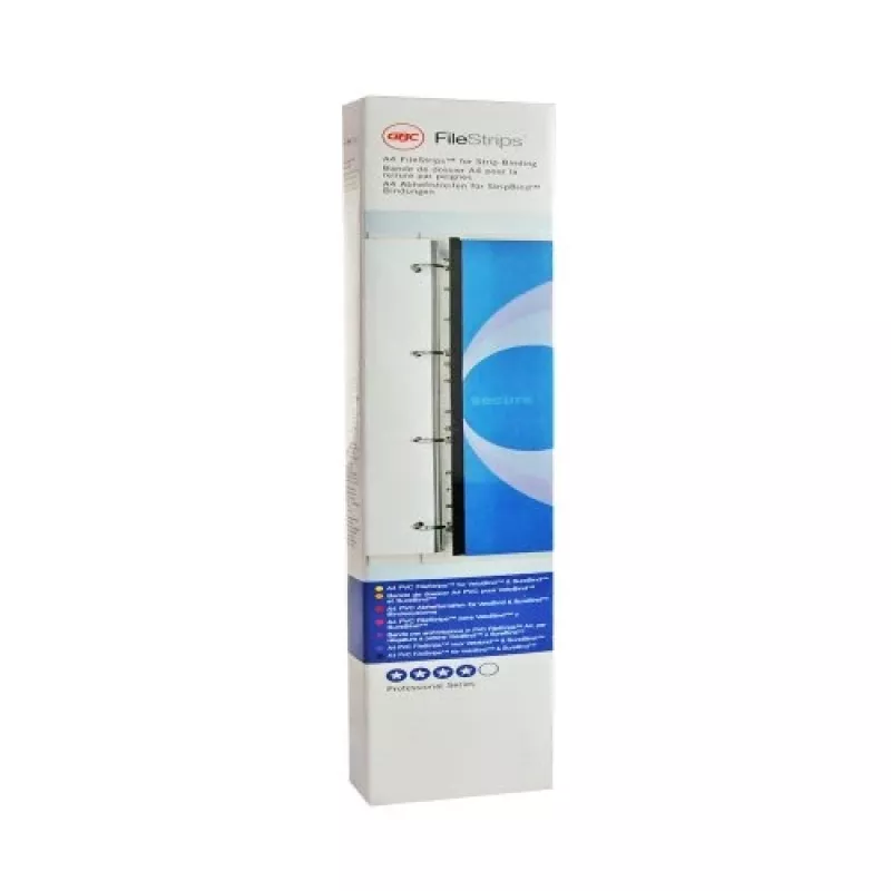 GBC tira de archivo WireBind & ClickBind PVC, blanco, policloruro de vinilo (PVC), A4, 245 g, 100 uds., Egipto