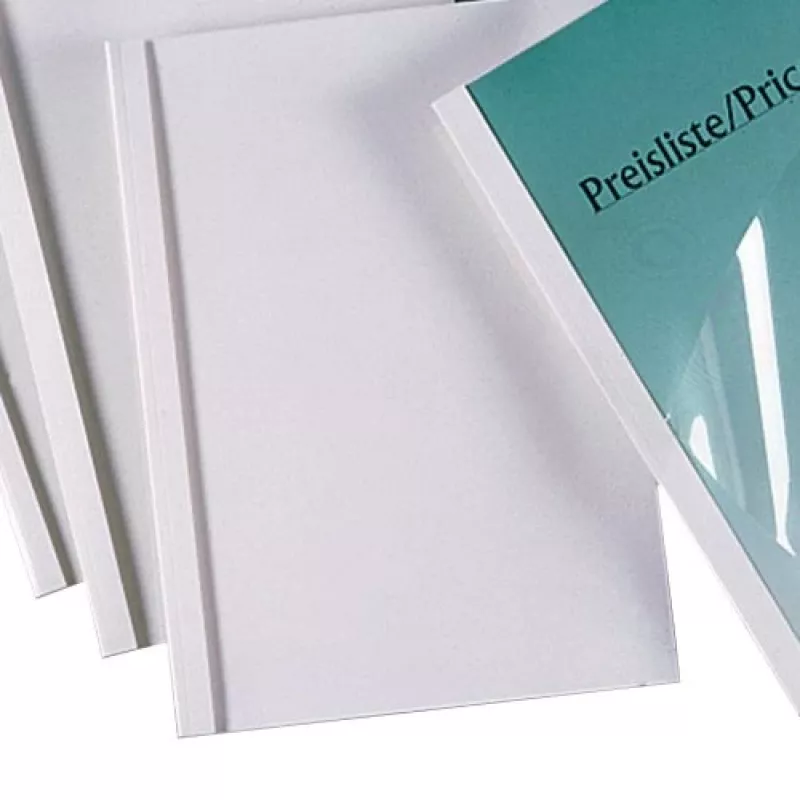 GBC cubiertas ThermoBind estándar A4 3 mm, A4, papel, blanco, 30 hojas, 210 mm, 297 mm