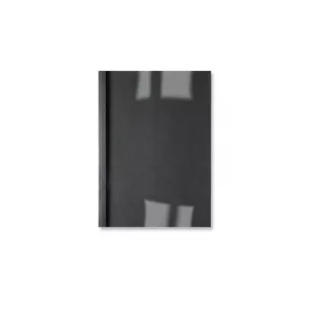 GBC carpetas de encuadernación térmica LinenWeave 3 mm negro (100), A4, PVC, negro, 30 hojas, 3 mm, 108 mm