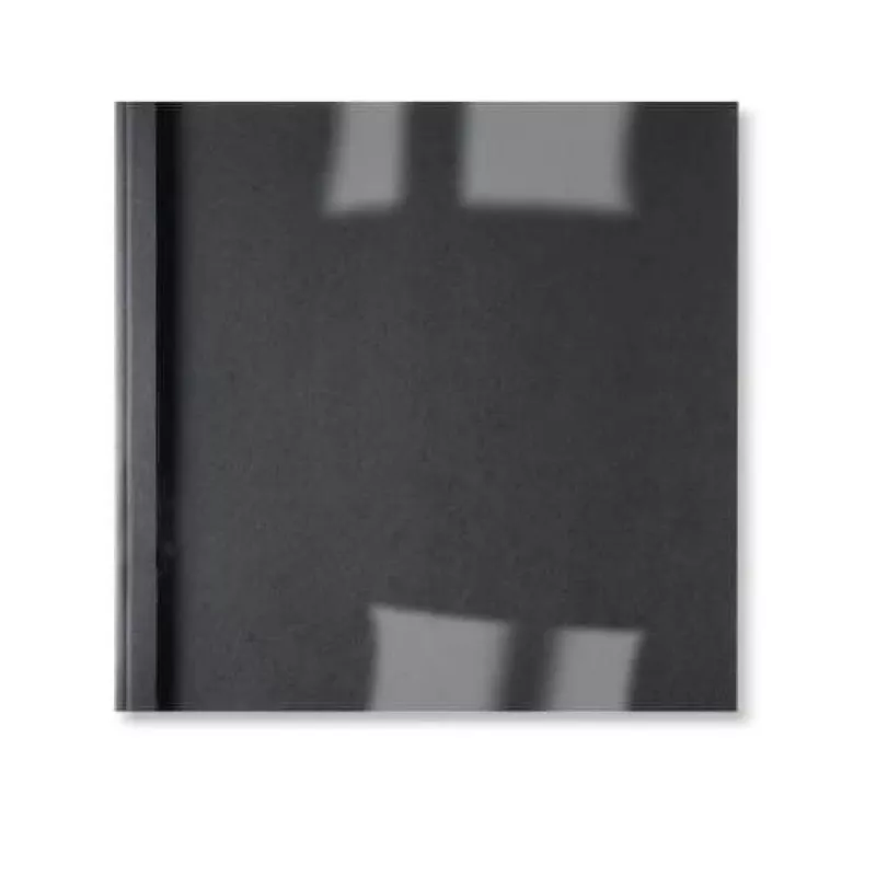 GBC carpetas de encuadernación térmica LinenWeave 3 mm negro (100), A4, PVC, negro, 30 hojas, 3 mm, 108 mm