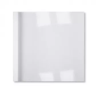 GBC carpetas de encuadernación térmica LinenWeave 3 mm blanco (100), A4, PVC, blanco, 30 hojas, 100 uds.