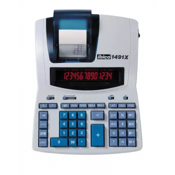 Rexel Calculadora de mesa térmica Ibico 1491X Professional 14 dígitos