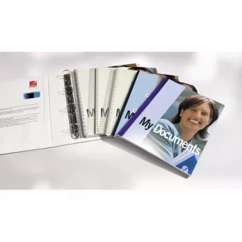 GBC Tiras de encuadernación PVC CombBind (100), blanco, policloruro de vinilo, 237 g, 100 uds., Egipto