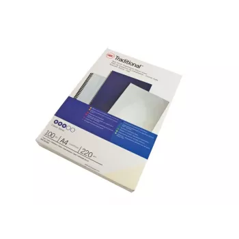 GBC Tapa de encuadernación A4 en blanco 250 g/m², A4, cartón, blanco, mate, 100 hojas, 2,2 kg