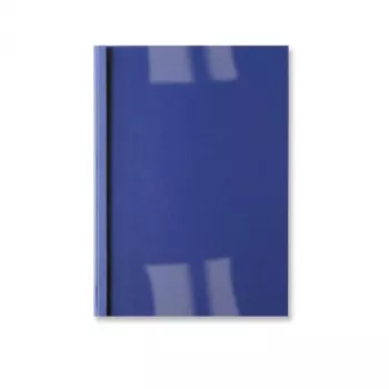 GBC Carpeta térmica con textura de piel A4 1,5 mm, A4, cartón, azul, transparente, mate, 15 hojas, 1,5 mm