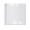 GBC Carpetas ThermoBind LeatherGrain 3 mm blanco (100), A4, PVC, transparente, blanco, mate, 30 hojas, 3 mm