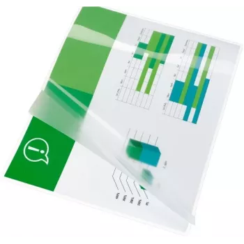 GBC Funda de laminación A7 125 micras, brillante, transparente, A7, 105 mm, 74 mm, 100 uds.
