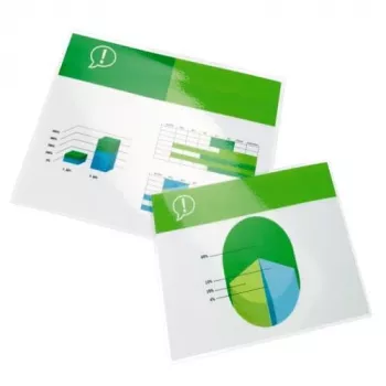 GBC Fundas de laminación A2 125 micras, brillante, transparente, A2, 0,125 mm, 100 uds.