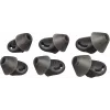 Juego de almohadillas/anillo POLY Voyager 6200 Medium Eartips negro