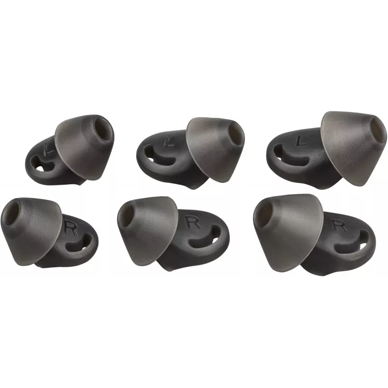 Juego de almohadillas/anillo POLY Voyager 6200 Medium Eartips negro