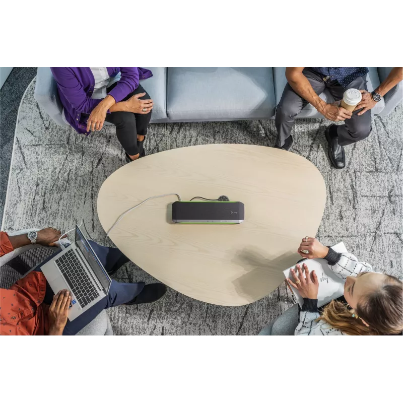 Altavoz de conferencia HP Poly Sync 60, plata, Windows 10, Windows 11, MacOS, RoHS, Federal Communications Commission (FCC), CE, 37 mm, 116 mm