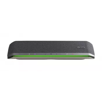 Altavoz de conferencia HP Poly Sync 60 certificado para Microsoft Teams, plata, RoHS, Federal Communications Commission (FCC), CE, 37 mm, 116 mm, 394 mm, 1 kg