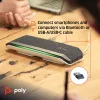 Altavoz de conferencia HP Poly Sync 40+ certificado para Microsoft Teams USB-A USB-C + adaptador BT700 USB-A