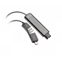 Adaptador HP Poly DA75 USB a QD negro TAA