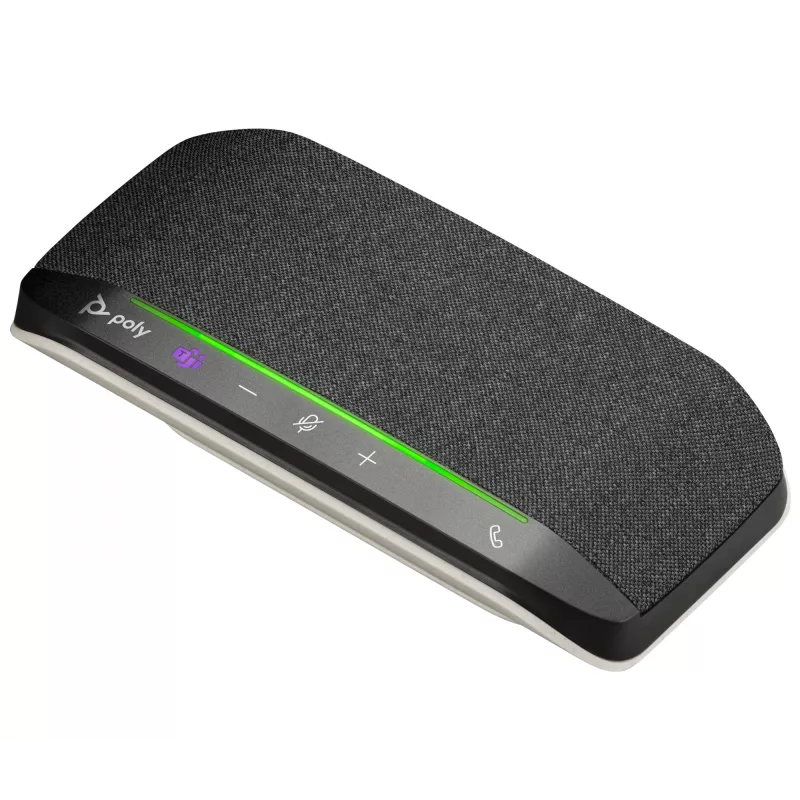 Altavoz de conferencia HP Poly Sync 10 certificado para Microsoft Teams, PC, plata, 0,715 m, IP64, Windows 10, Windows 11, MacOS