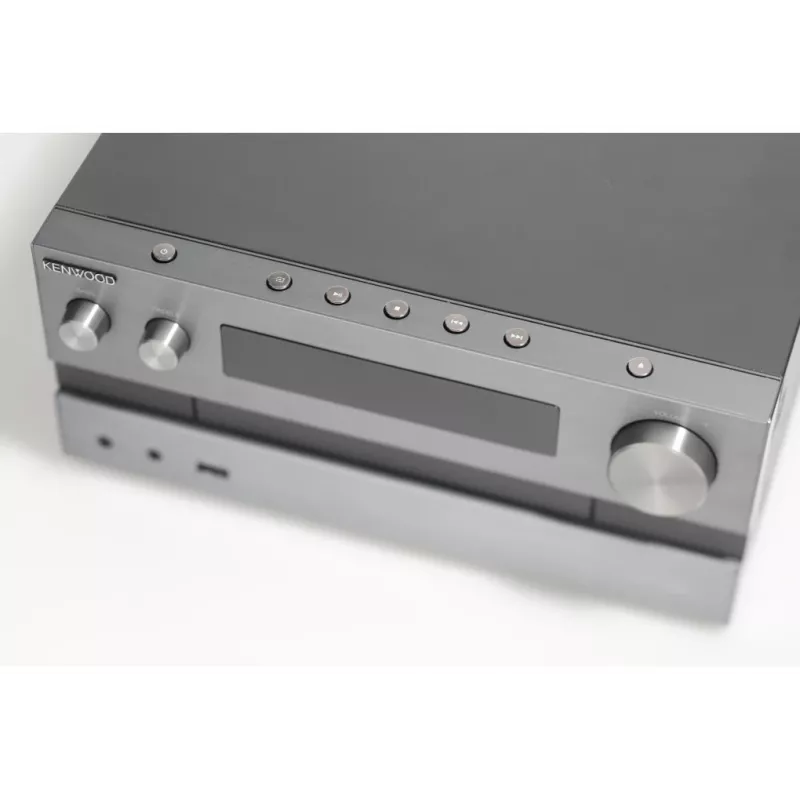 Sistema de audio para el hogar Kenwood M-918DAB-H microcadena de audio 10 W aluminio, negro