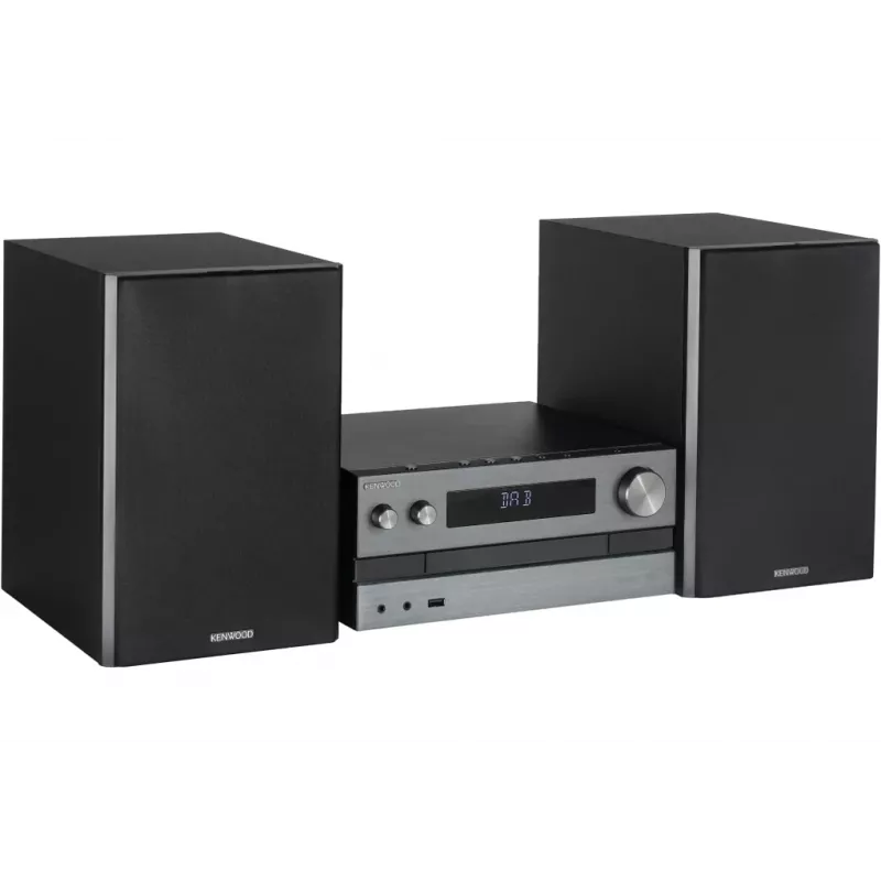 Sistema de audio para el hogar Kenwood M-918DAB-H microcadena de audio 10 W aluminio, negro