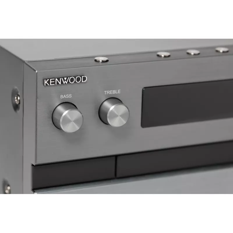 Sistema de audio para el hogar Kenwood M-918DAB-H microcadena de audio 10 W aluminio, negro