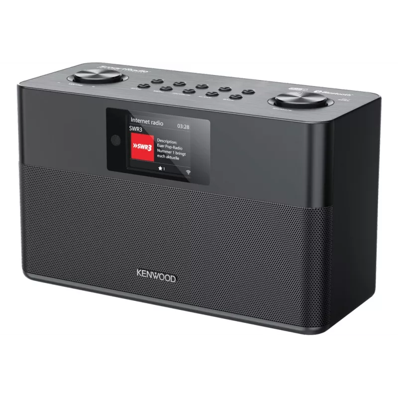 Radio por internet digital Kenwood CR-ST100S-B negra